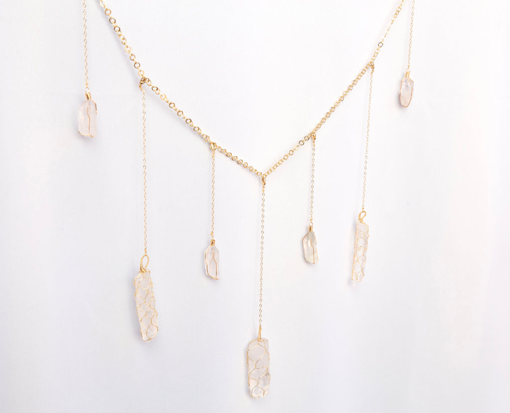 Garland / Wall Necklace - Clarity | Le Petit Crystal