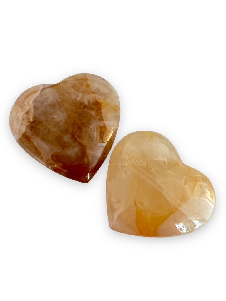 Golden Healer Heart Crystal