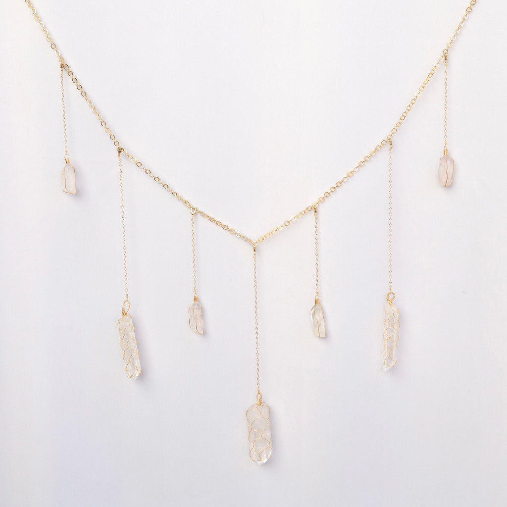 Garland / Wall Necklace - Clarity | Le Petit Crystal