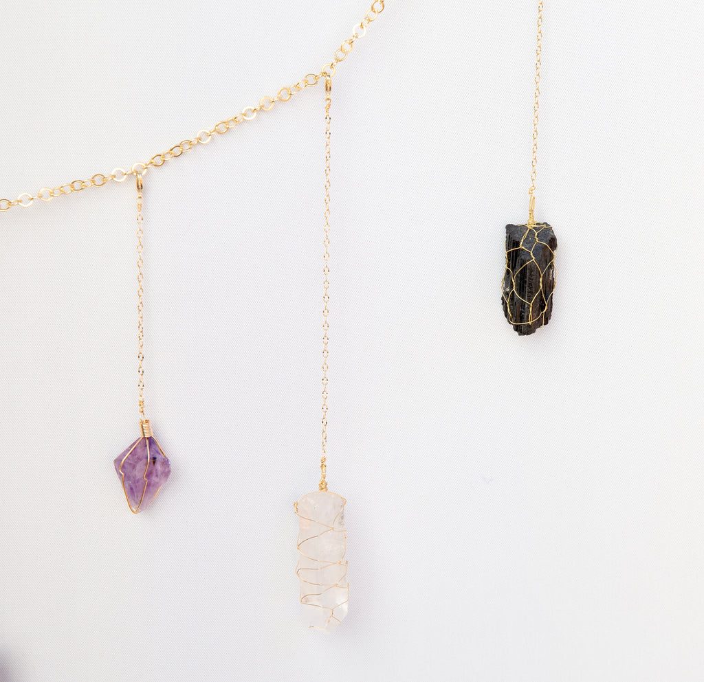Garland / Wall Necklace - Protection | Le Petit Crystal