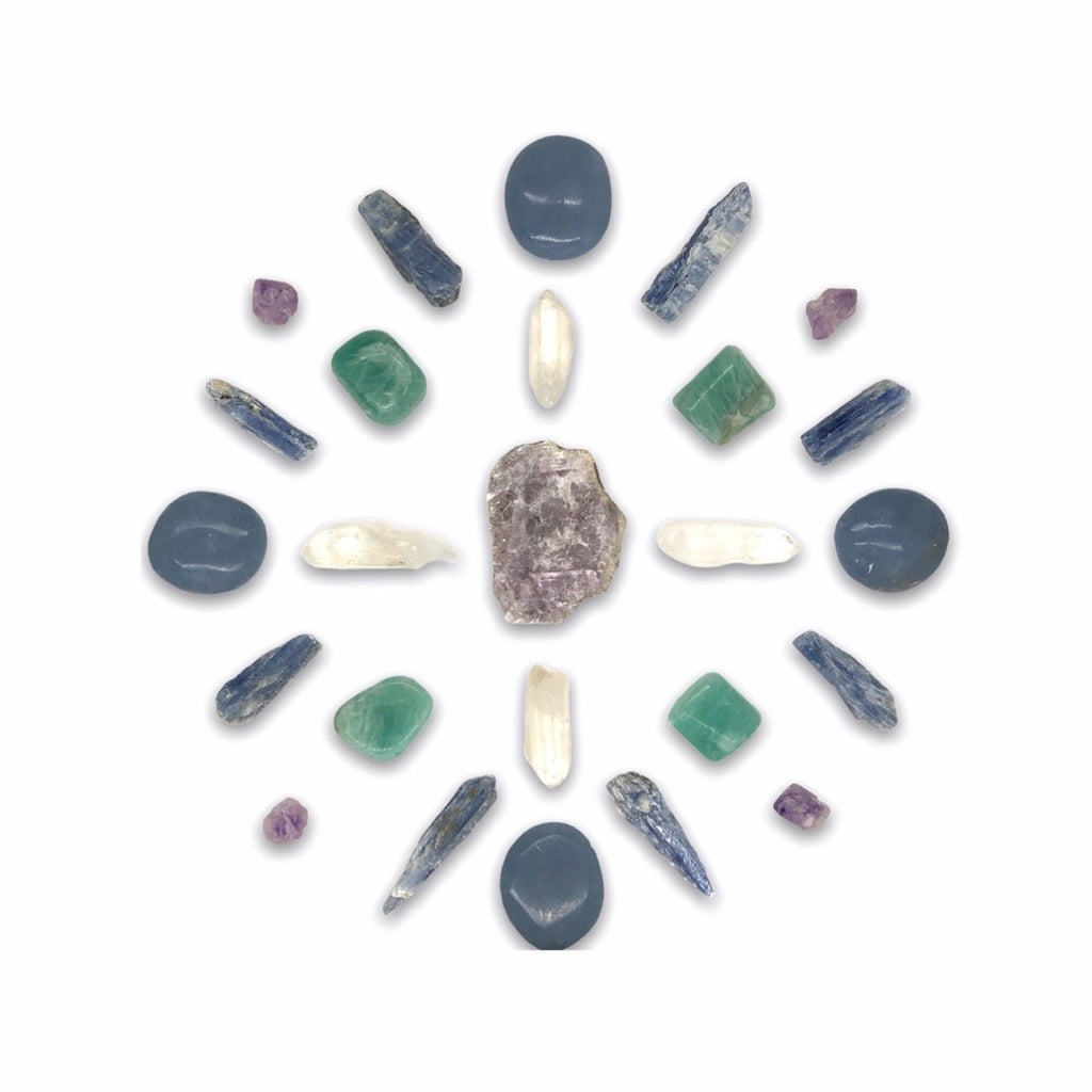 Zen Master Framed Crystal Grid | Le Petit Crystal