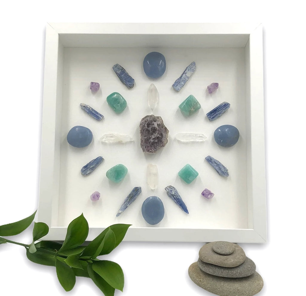 Zen Master Framed Crystal Grid | Le Petit Crystal