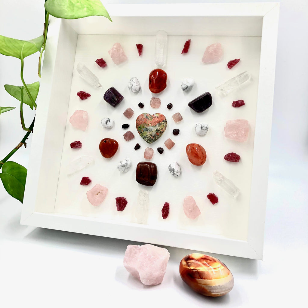 The Lovers Crystal Grid | Le Petit Crystal